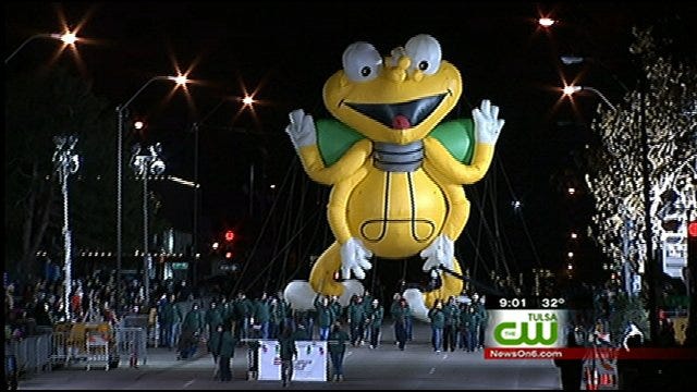 Holiday Parade Lights Up Downtown Tulsa Despite Controversy