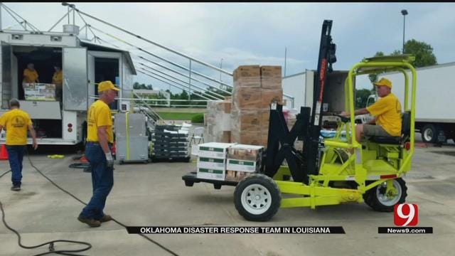 Oklahoma Disaster Response Team In Louisiana To Help Flood Victims