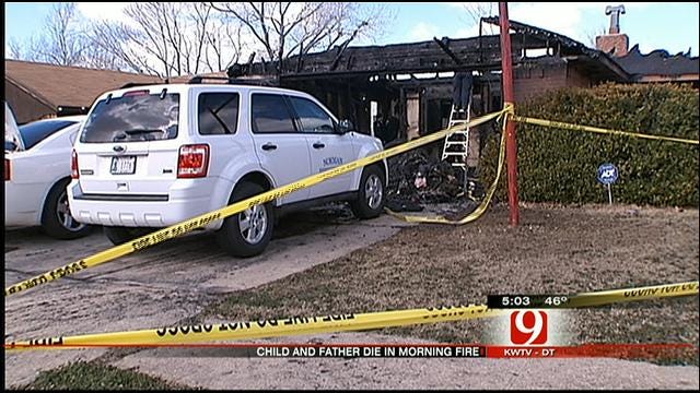 Names Released Of Toddler, Father Killed In Norman Fire