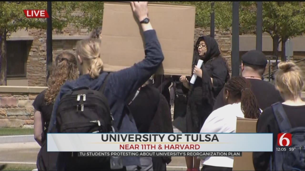 TU Students Hold 'Mock Funeral' For Cut Programs