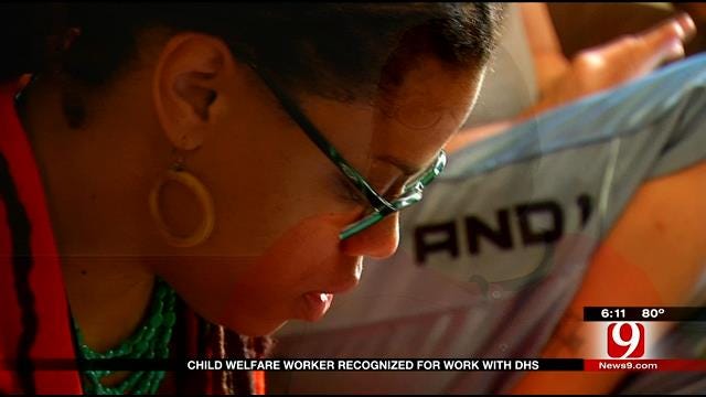 Child Welfare Worker Recognized For Work With DHS