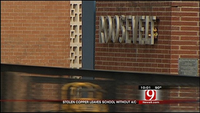 OKC School Left With No A/C After Copper Wire Theft