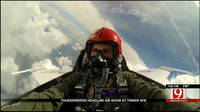Thunderbirds Headline Air Show At Tinker Air Force Base