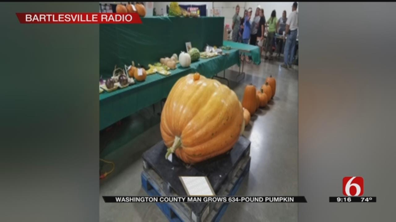 634-Pound Pumpkin Wins Washington County Contest