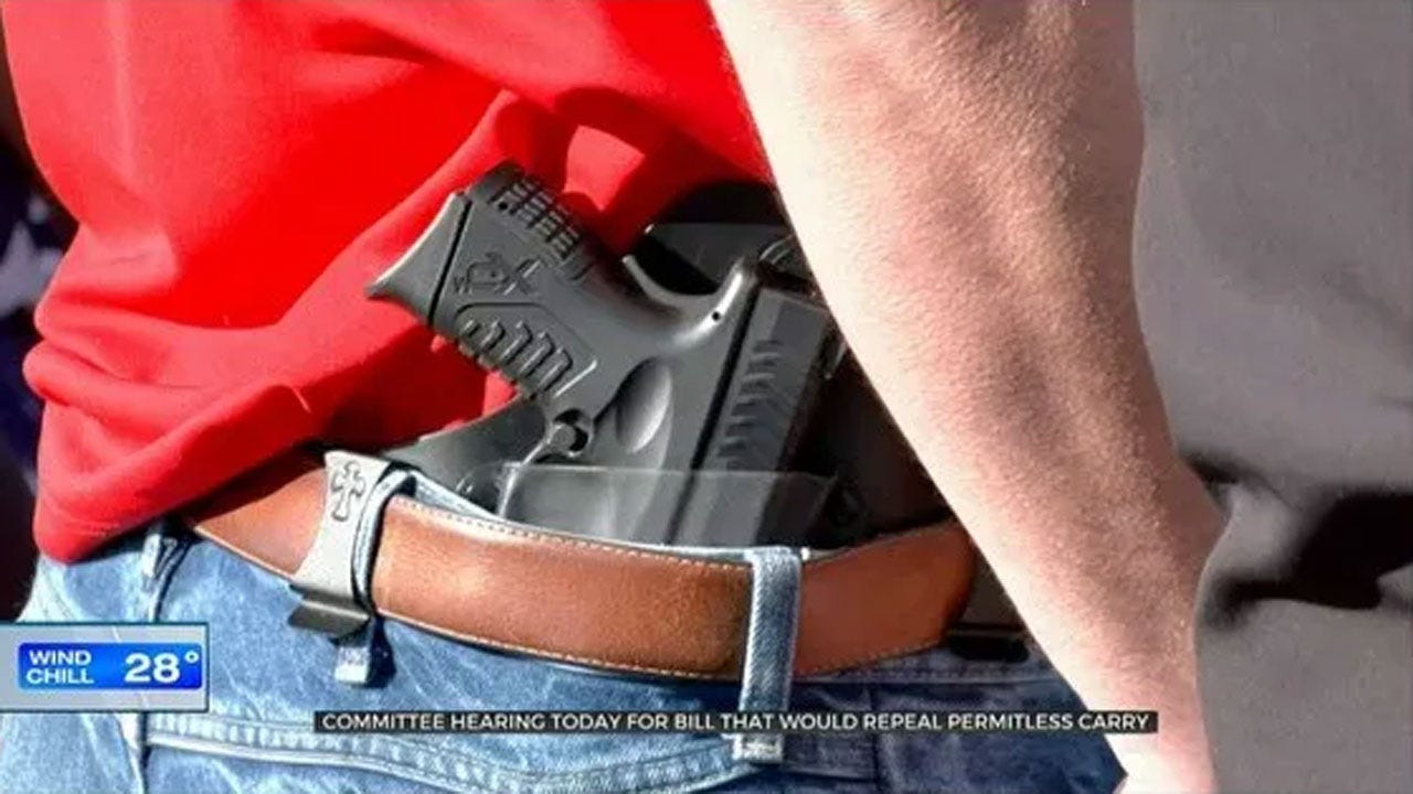Okla. House Public Safety Committee To Hear Bill That Would Repeal Pemitless Carry
