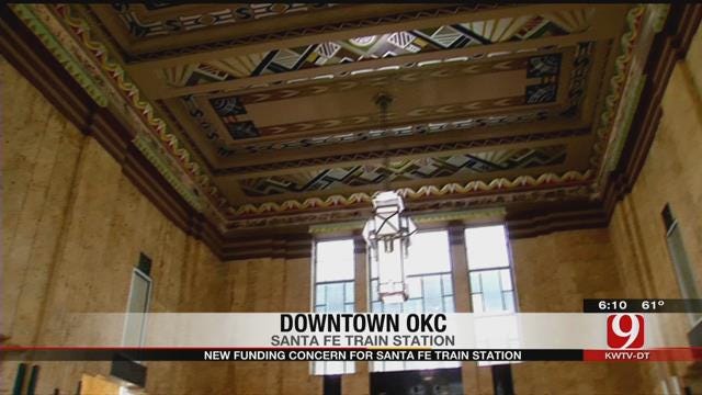 Restoration Of Downtown OKC's Old Santa Fe Train Station In Jeopardy