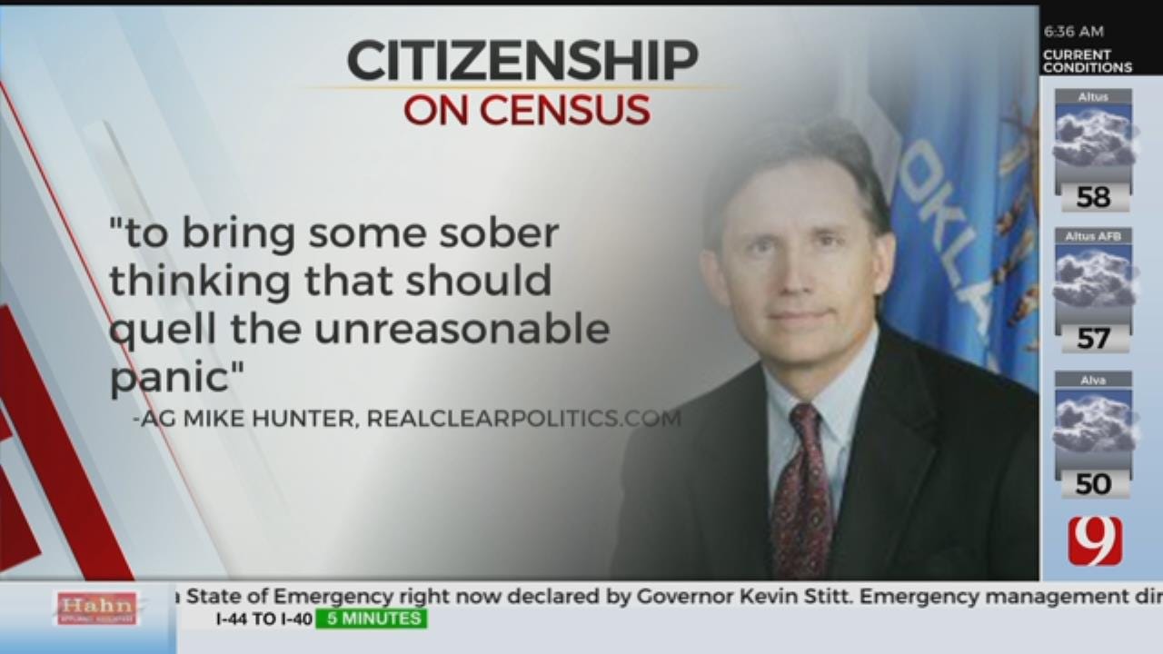 Despite Opposition, AG Hunter Doubles Down On Census Citizenship Question
