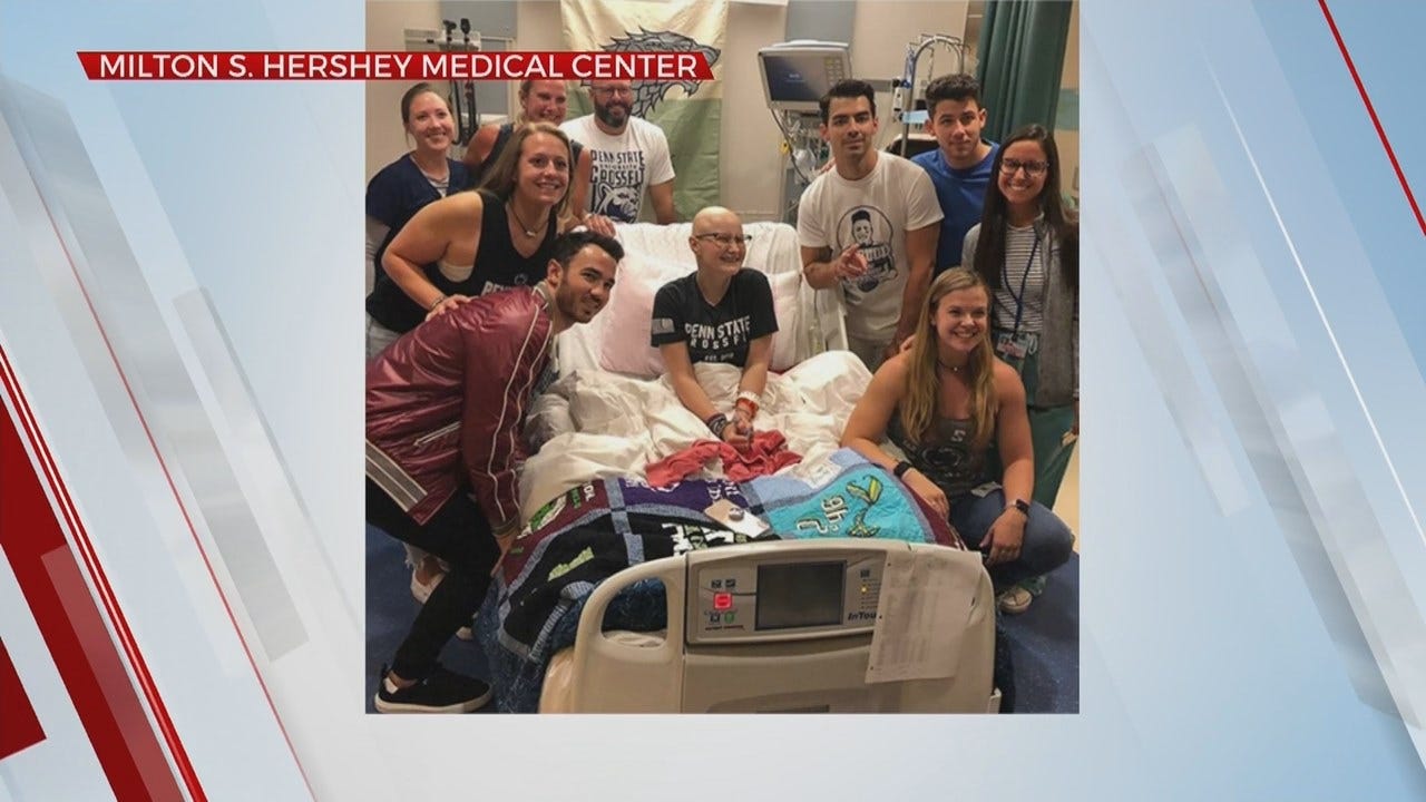 Jonas Brothers Surprise Fan At Hospital After She Had To Miss Concert For Chemotherapy Treatment