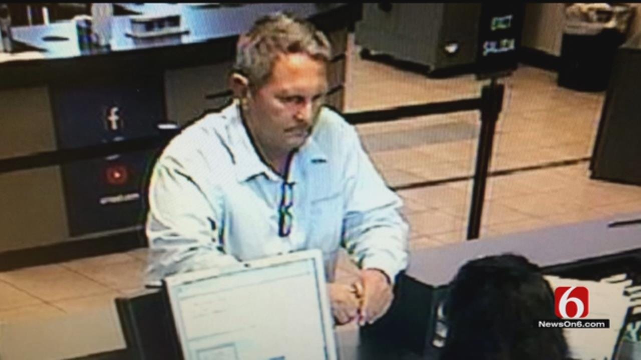 Man Sought After East Tulsa Bank Robbery