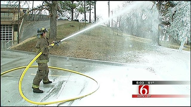 Tulsa Fire Department Testing New Foam System