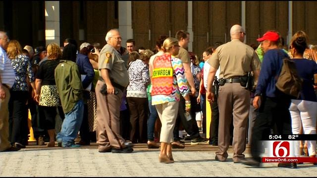 Tulsa County Courthouse Evacuation Goes Smoothly