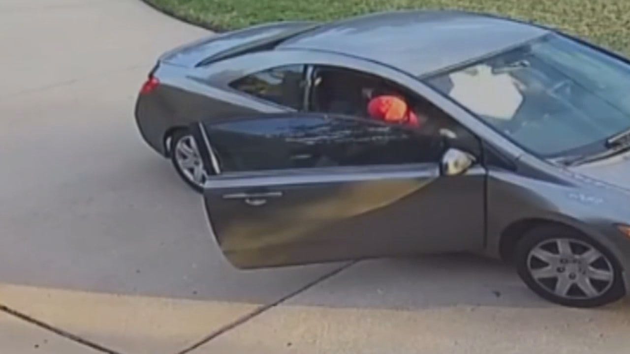 WEB EXTRA: Surveillance Video Of Man Stealing Package From Tulsa Porch