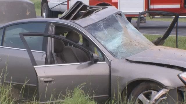 WEB EXTRA: Driver Killed At Rural Rogers County Intersection