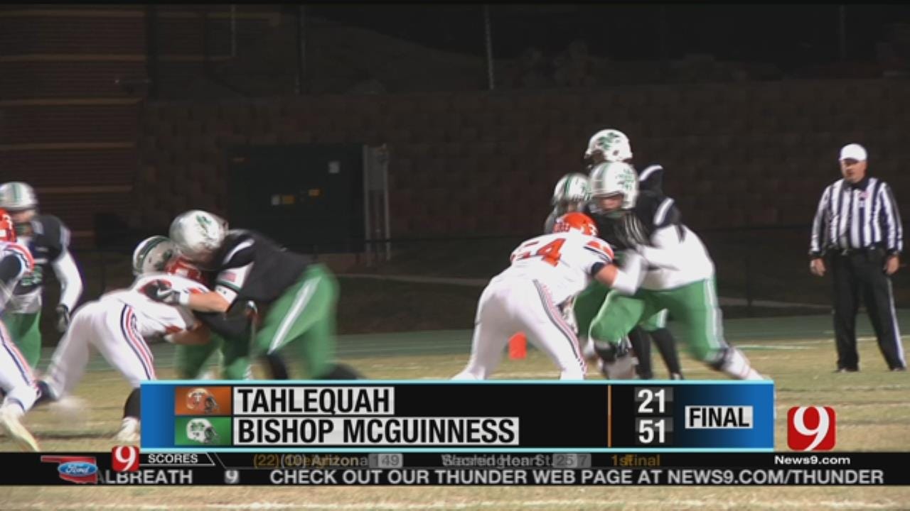 Bishop McGuinness Pulls Away From Tahlequah