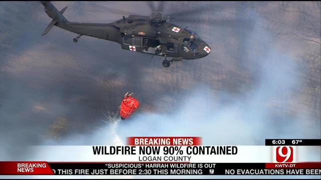 Firefighters Make 'Significant Progress' Battling Logan County Wildfire