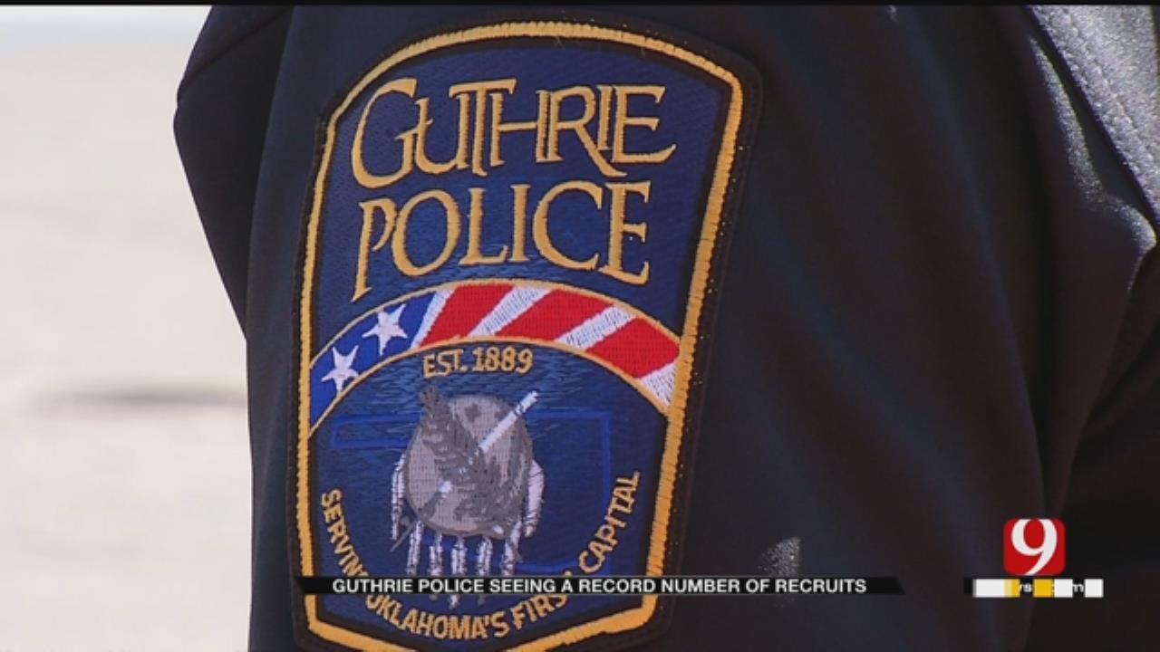 Guthrie Police Test Record Number Of Recruits