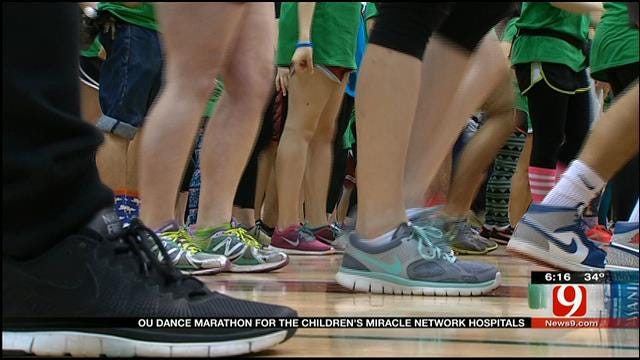 OU Students Dance 12 Hours For Oklahoma's Sick Children