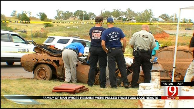 Family Reacts After Man's Remains Were Pulled From Foss Lake