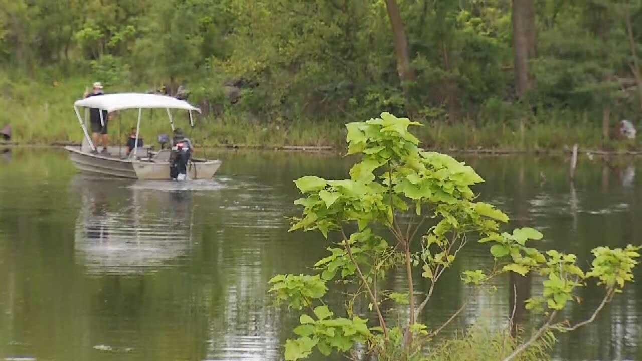 Detectives Search Pond Near Picher High School For Remains Of Welch Girls Kidnapped In 1999