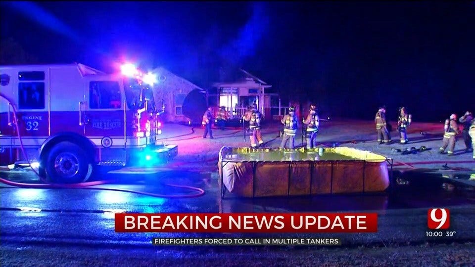 House Fire Reported Near Piedmont