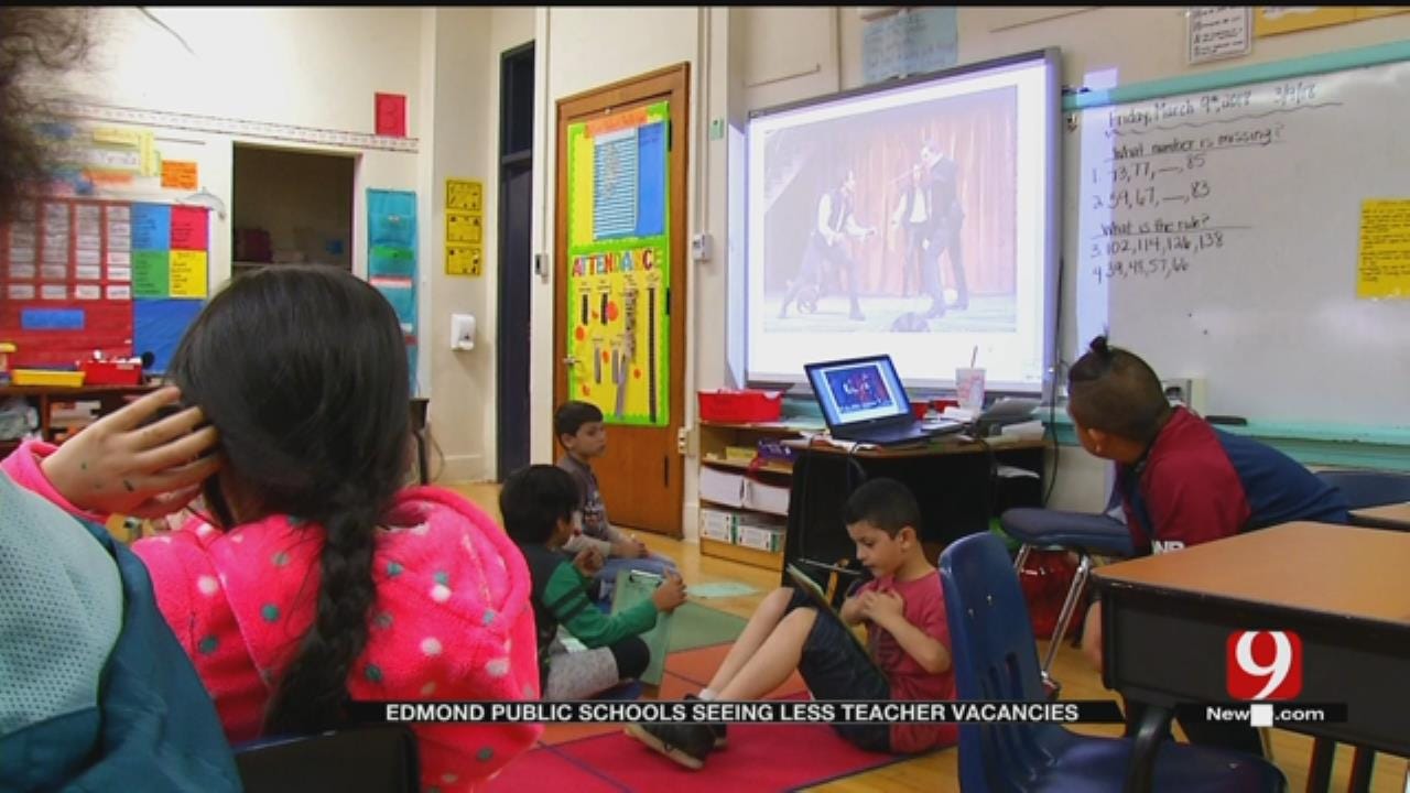 Edmond Public Schools Seeing Less Teacher Vacancies