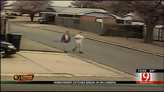 OKC Homeowner Catches Break-In On Camera