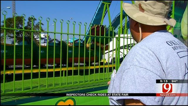 State Inspectors Check Rides As OK State Fair Prepares To Open