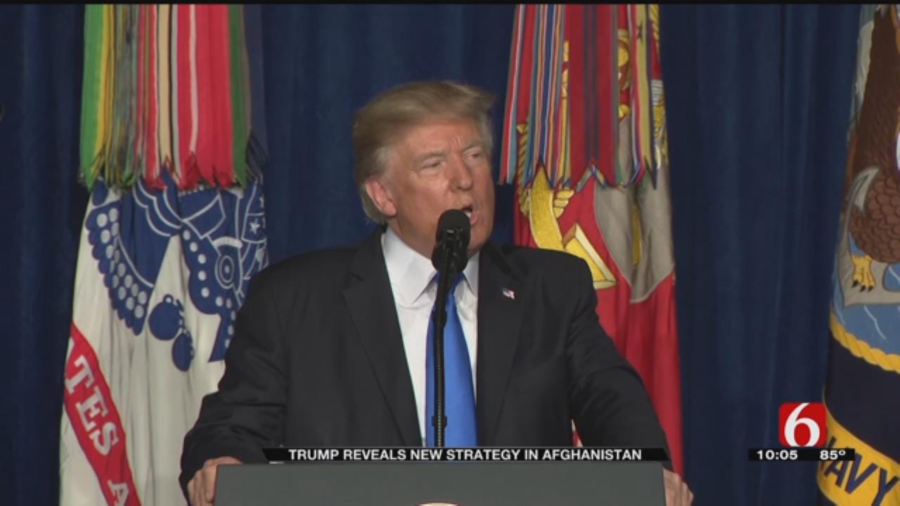 Trump Outlines New U.S. Strategy In Afghanistan