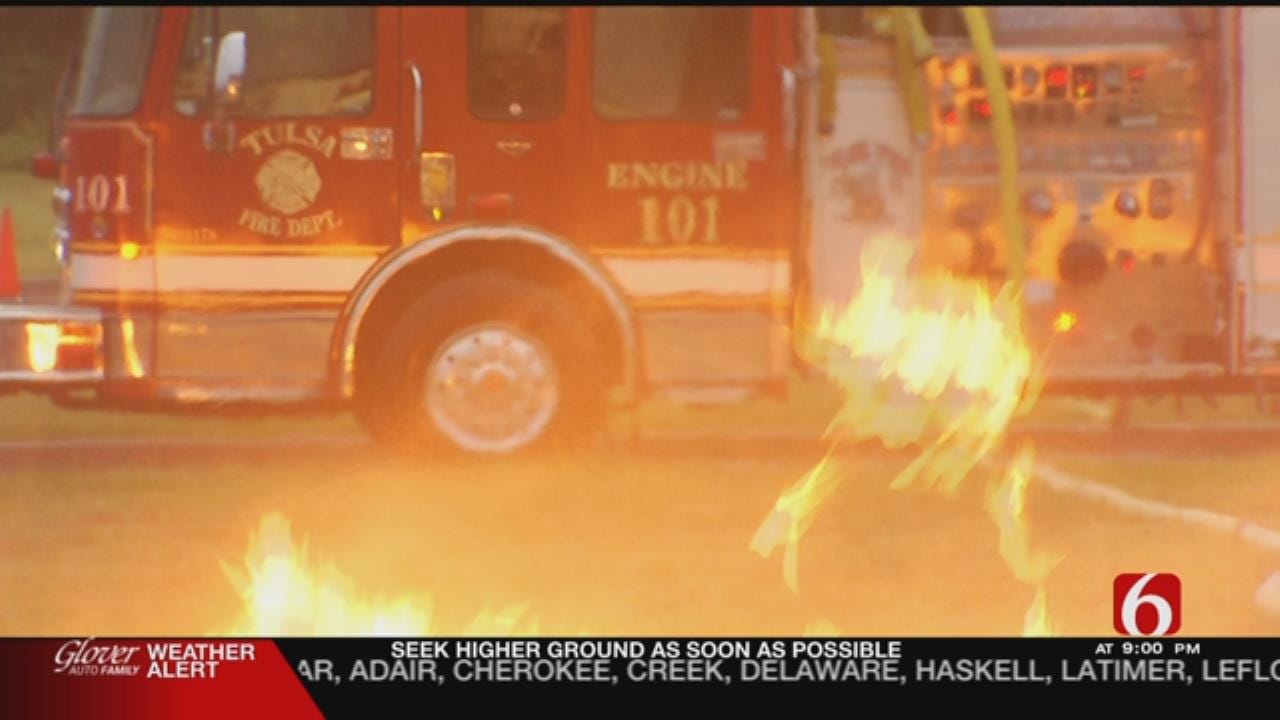 Tulsa Fire Cadets Face Live Fire Training