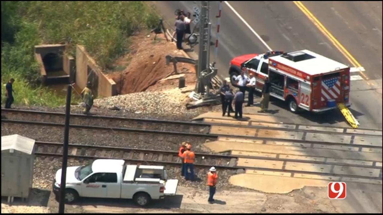 WEB EXTRA: Bob Mills SkyNews 9 Flies Over Fatal Crash Involving Train