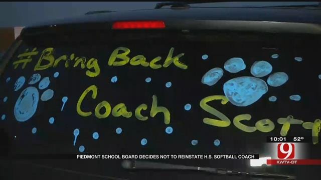 Piedmont School Board Decides Not To Reinstate HS Softball Coach