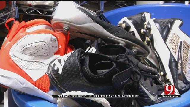 OK 'Cleats For Kids' Collecting Donations For Little Axe HS Football Team