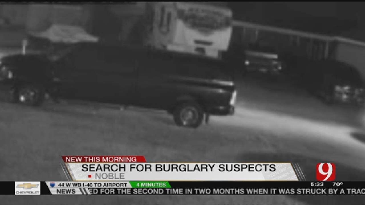 Police Search For Car Burglars In Noble