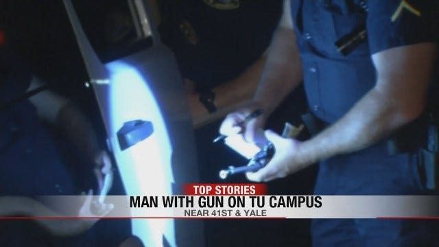 Man With Gun Arrested On University Of Tulsa Campus