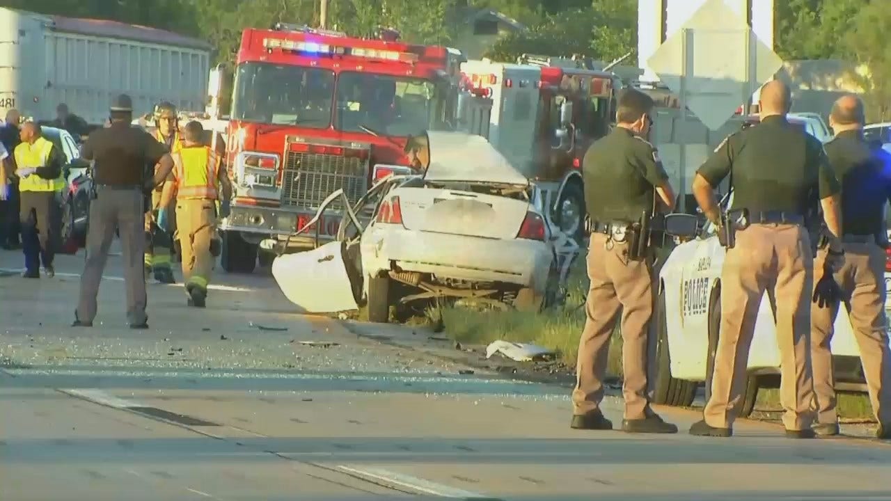 WEB EXTRA: Video From Scene Of Fatal Highway 75 Crash