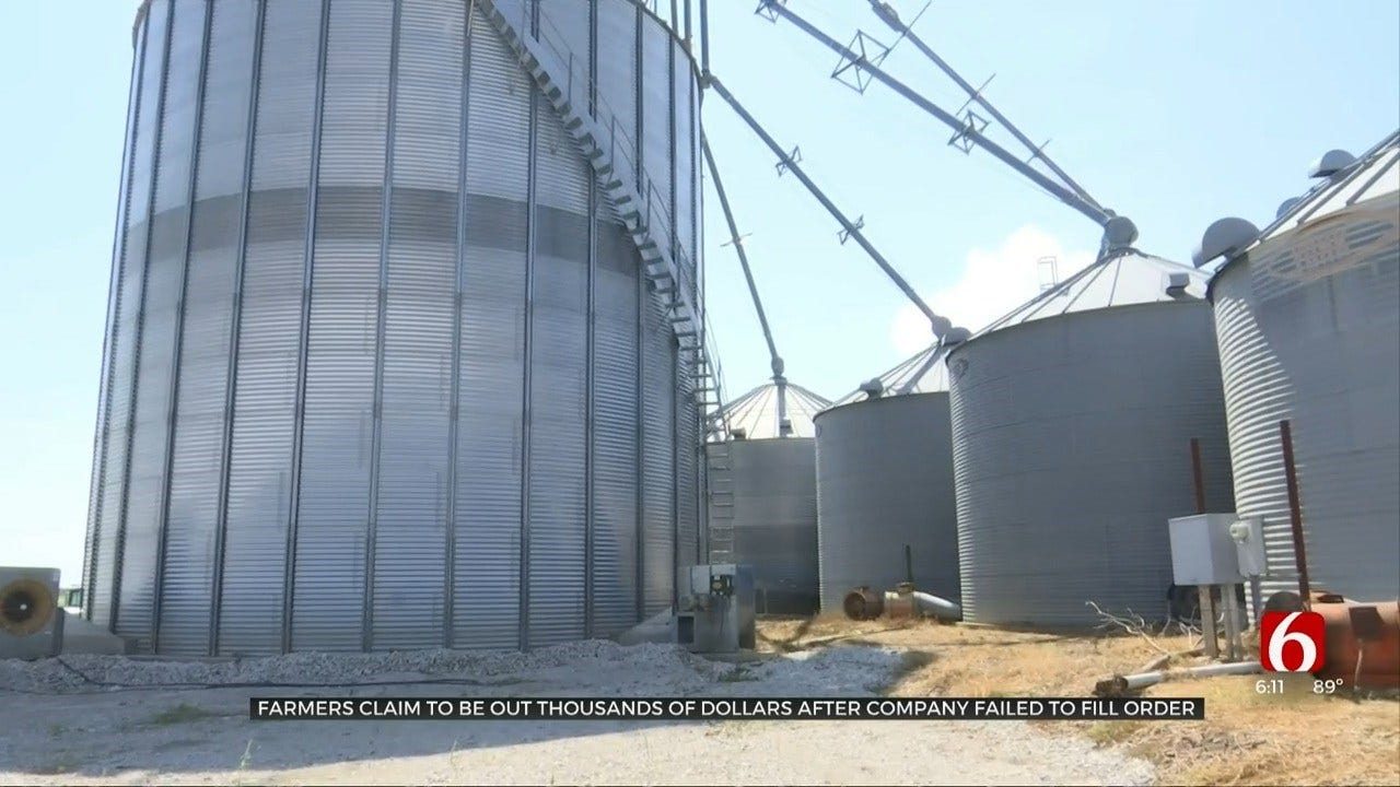 Webbers Falls Farmers Out Thousands After Grain Storage Company Didn't Fill Their Order