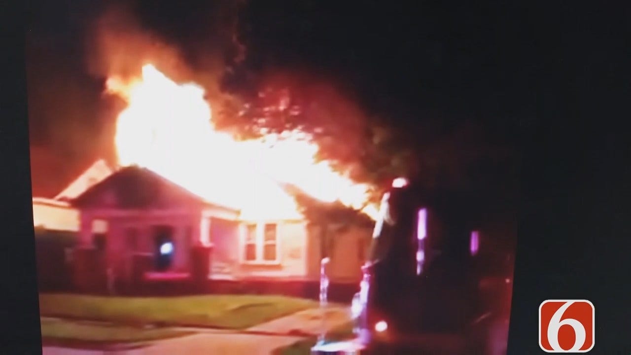 Dave Davis: Viewer Video Of Tulsa House Fire