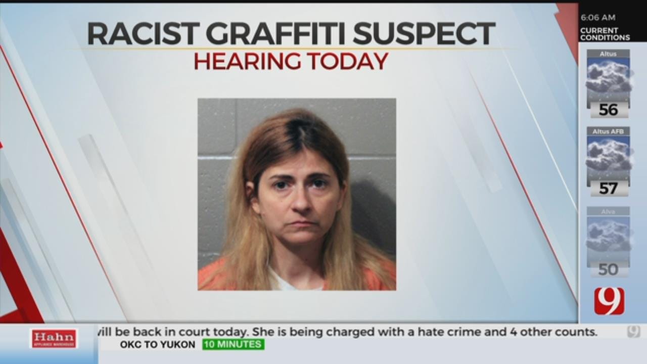 Hearing Tuesday For Norman, Oklahoma City Racist Graffiti Suspect