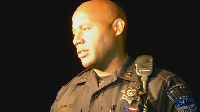 WEB EXTRA: Tulsa Police Captain Wendell Franklin Talks About Fight Which Ended With Man Hit By Car