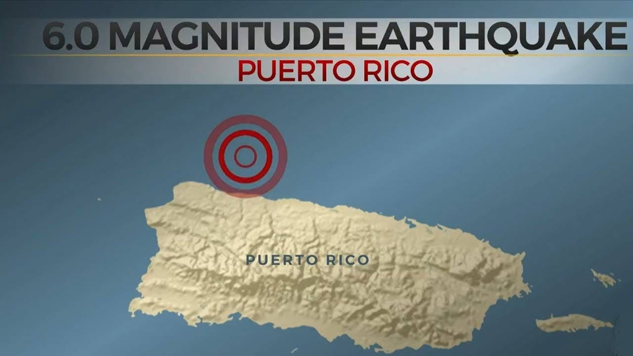 6.0-Magnitude Earthquake Shakes Puerto Rico