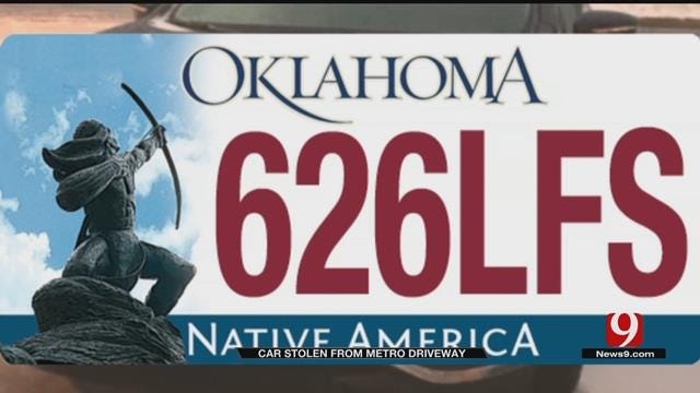 Thieves Steal Woman's Car, Belongings From Her SW OKC Driveway