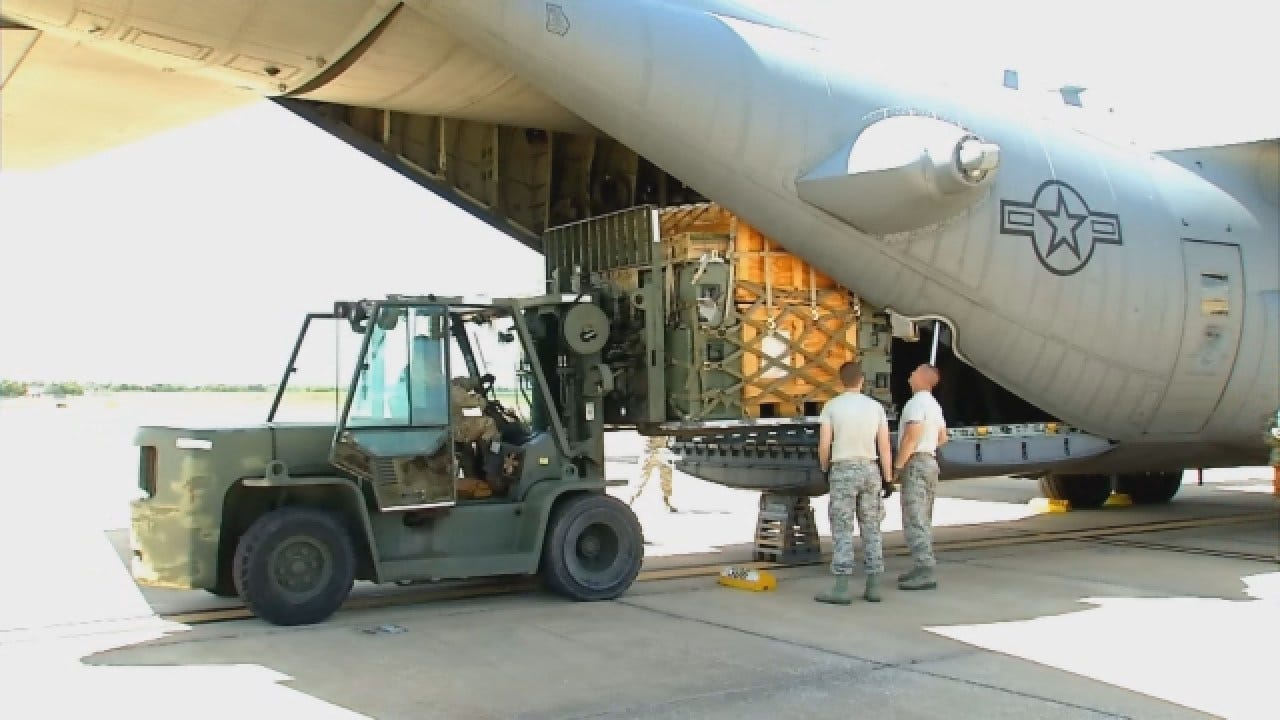 OK Air National Guard Helps With Harvey Relief