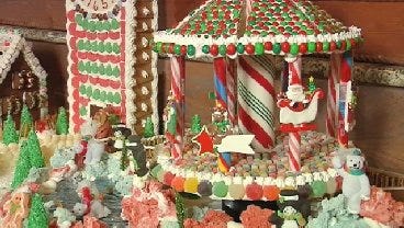 A Tulsa Chef's Gingerbread House Village Creation