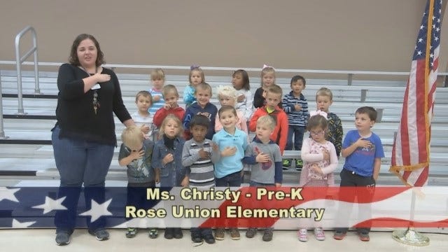 Ms. Christy's Pre-K Class At Rose Union Elementary