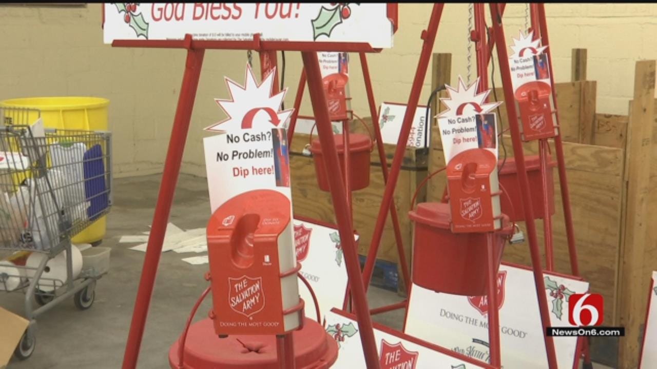 'No Cash. No Problem.' Tulsa Salvation Army Red Kettles Going Digital