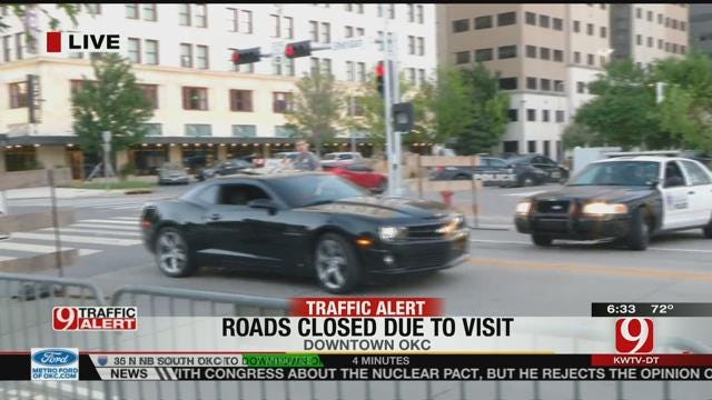 Expect Traffic Delays In Downtown OKC Due To Presidential Visit