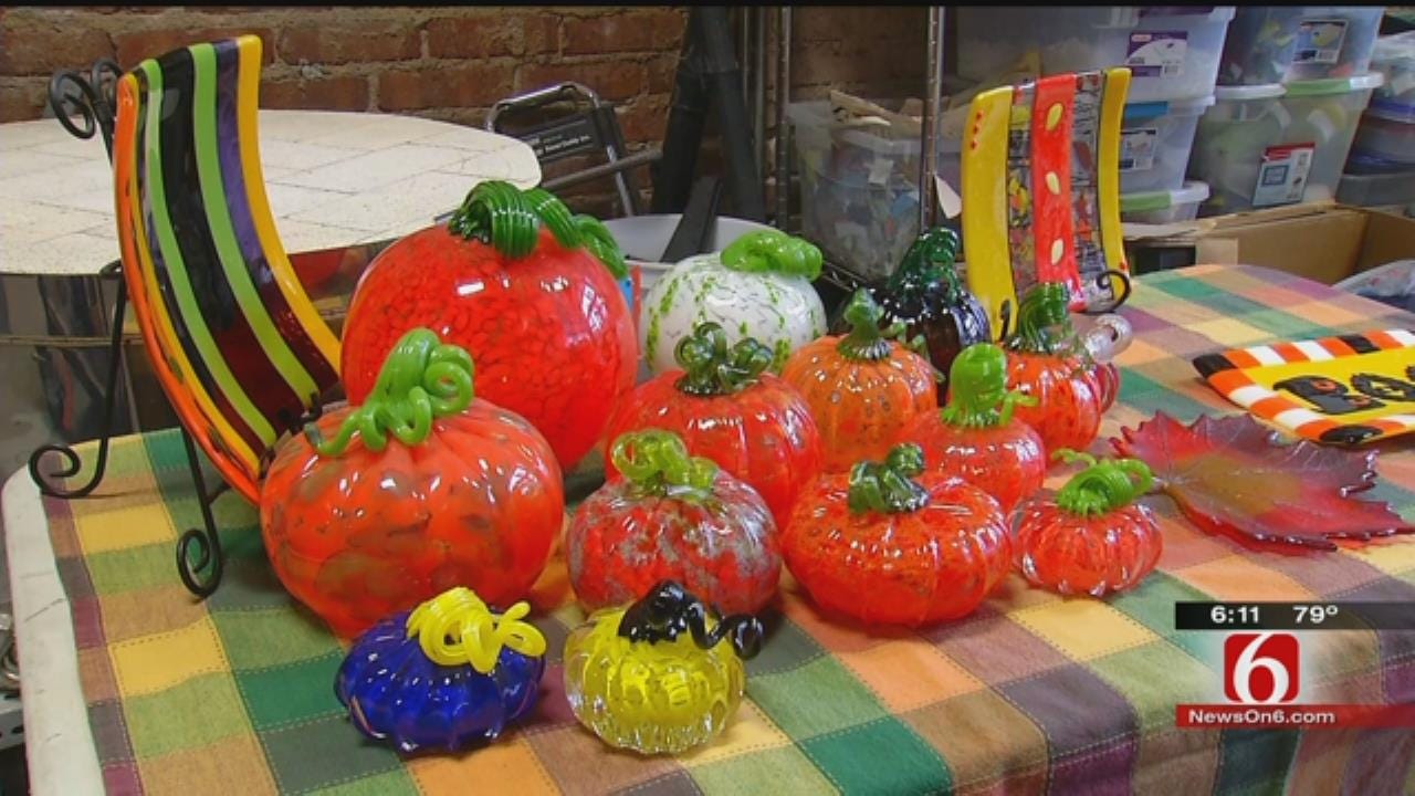 Tulsa Glass Artists Put Unique Twist On Pumpkin Patch