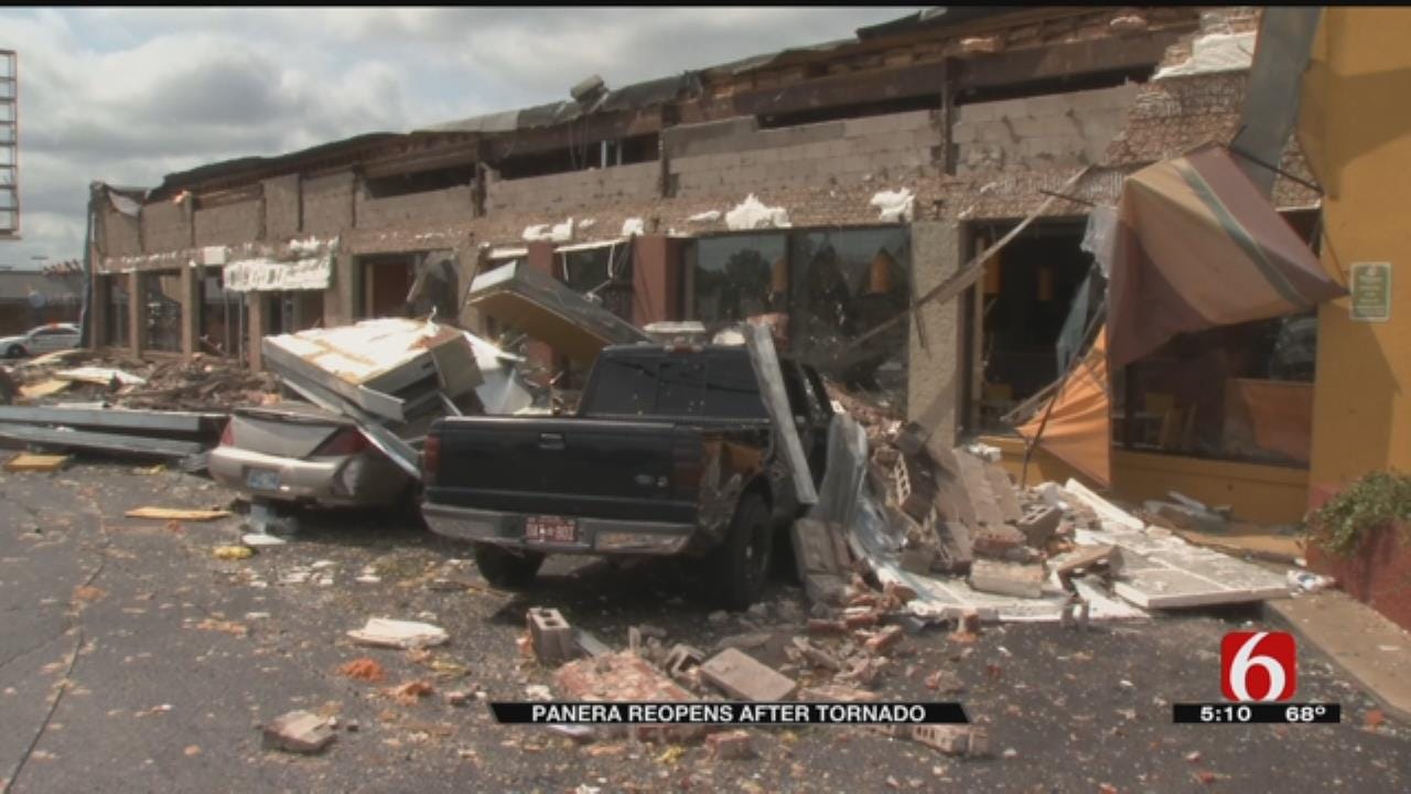 Tornado Damaged Tulsa Panera Bread Reopens
