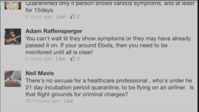 OK Talk: Should People Be Quarantined If They May Have Come Close To Ebola?