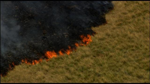 Grass Fire Contained Near Chickasha